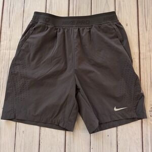 Nike Pro Running‎ Shorts Flex Size Youth Large Gray Workout Activewear